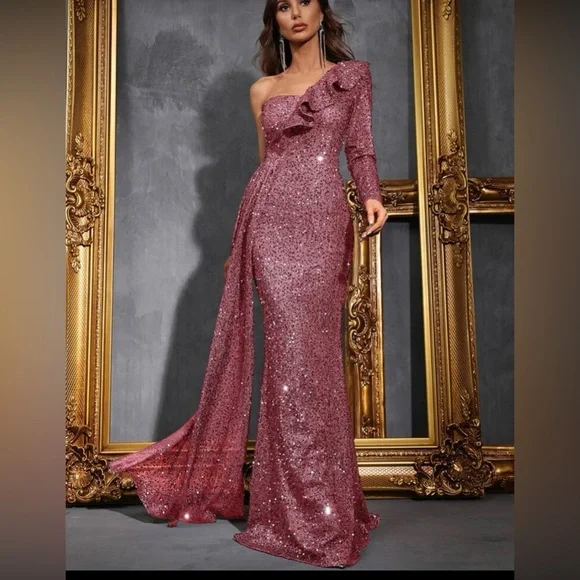 Dresses | Cold Shoulder Evening Gown | Poshmark